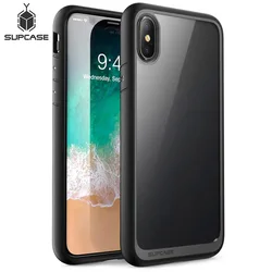 For iphone X XS Case SUPCASE UB Style Premium Hybrid Protective TPU Bumper + PC Clear Back Cover Case for iPhone X XS 5.8 inch