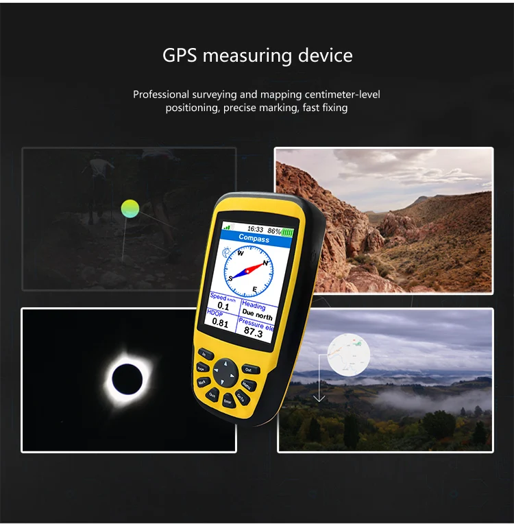 Best Selling Low Cost RTK 660 Handheld RTK GNSS Receiver Portable RTK Convenient Horizontal:10mm + 1 Ppm Vertical