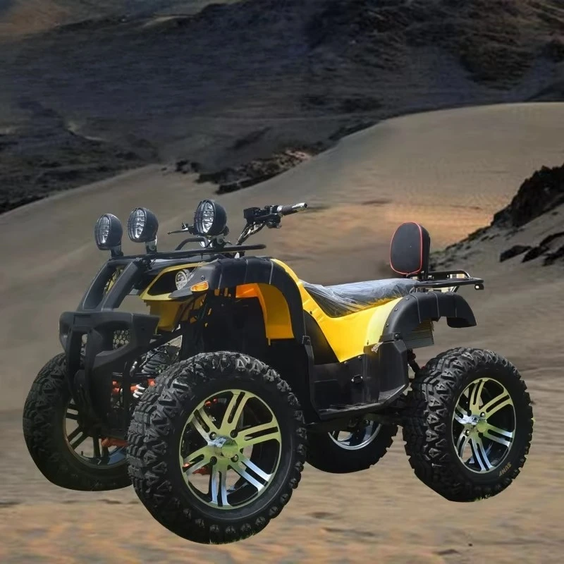 Factory Direct Sale Electric Four-Wheel Drive Shaft Drive Beach Car 32A 72V 1500W ATV Mountain Off-Road Motorcycle to Russia