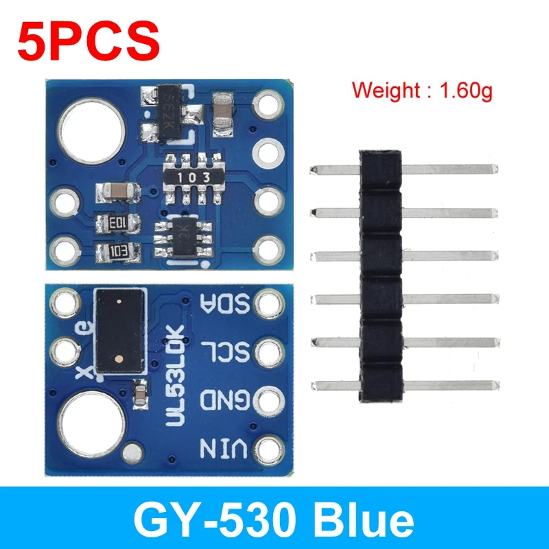 1/5PCS VL53L0X Time-of-Flight (ToF) Laser Ranging Sensor Breakout