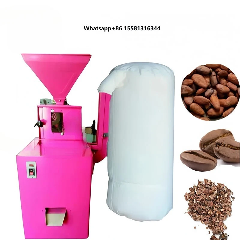 Cocoa Bean Processing Machine With Winnowing Cocoa Beans Peeling Machine Price for Chocolate Making