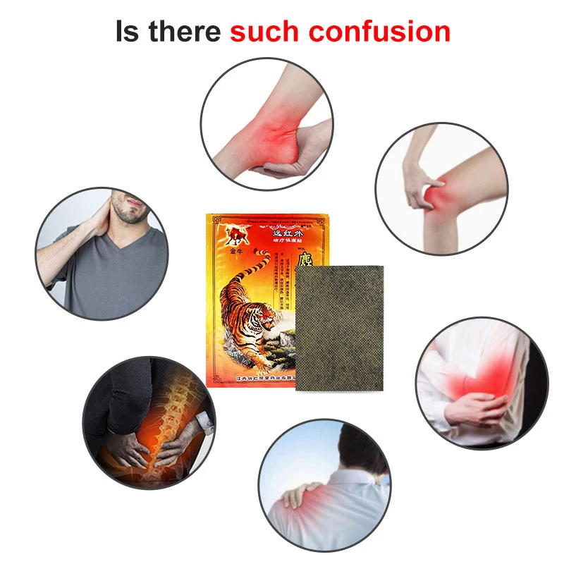 

8/16/32/80pcs Tiger Balm Pain Relief Patch Joint Arthritis Rheumatoid Plaster Muscle Sprain Natural Extract Analgesic Dressing