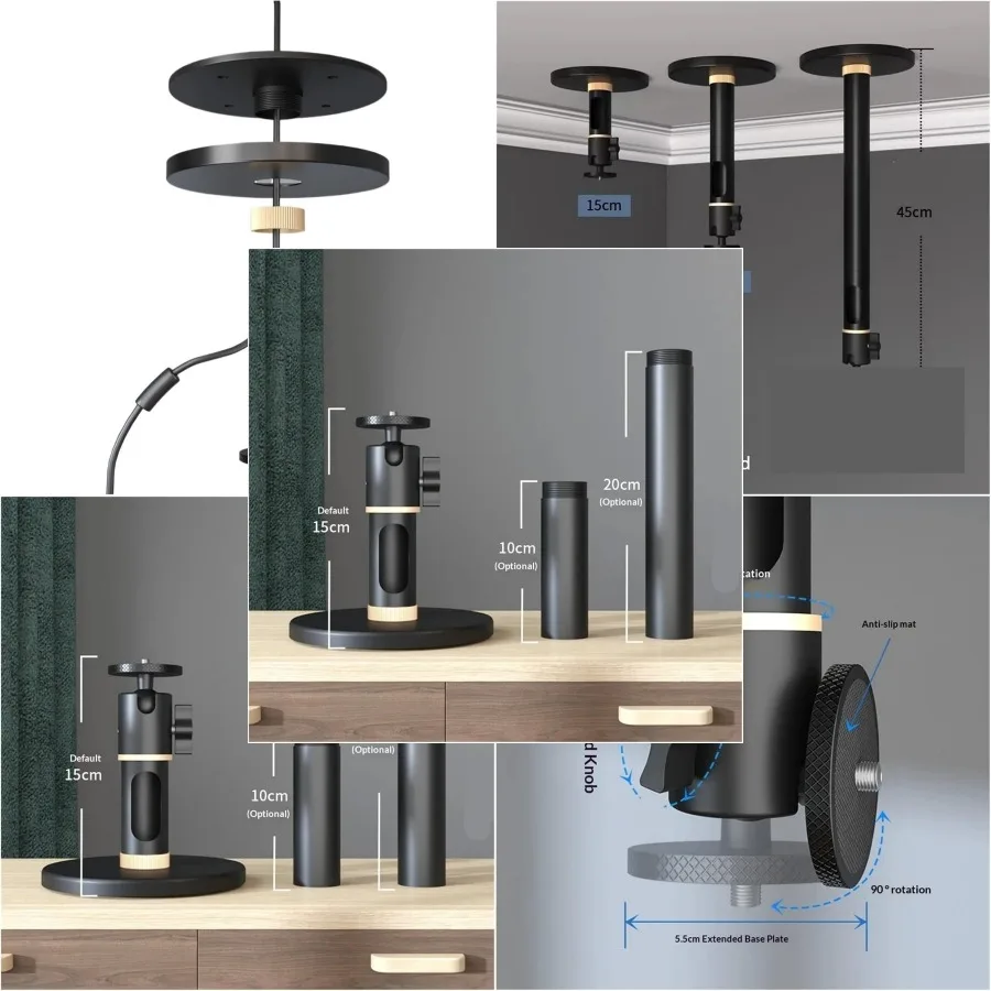 Compatible for Hisense C2 Ultra Adjustable Ceiling Bracket