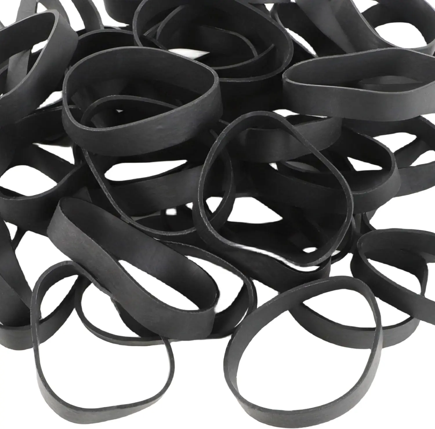 Black Industrial Rubber Band, Strong Elastic Borrachas, Adequado para Embalagem, Largura 1cm, 6cm, 20 50 100 Você escolhe Quantidade