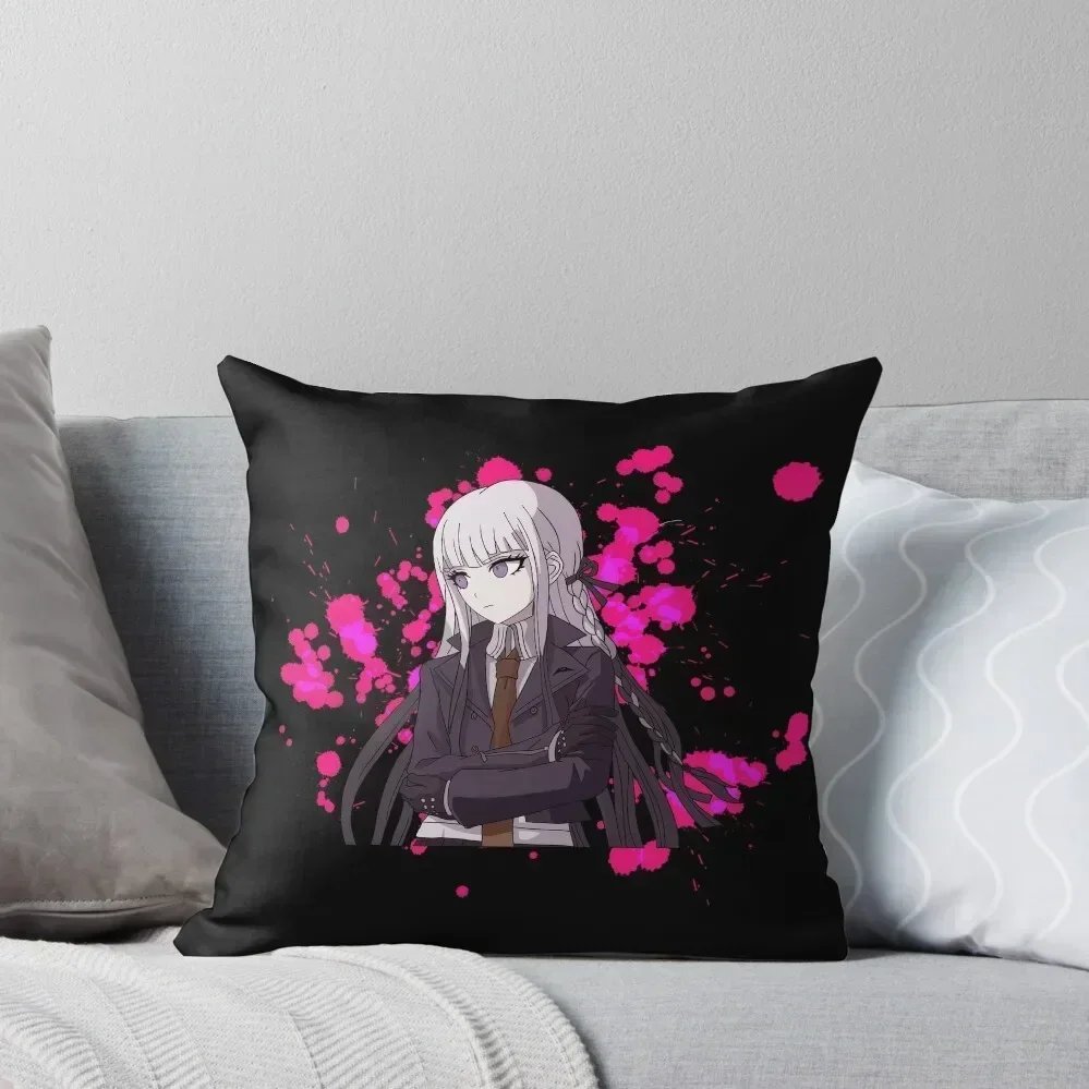 Danganronpa Kyoko kirigiri blood anime Throw Pillow Sofa Cushion Cover Christmas Covers For Cushions pillow