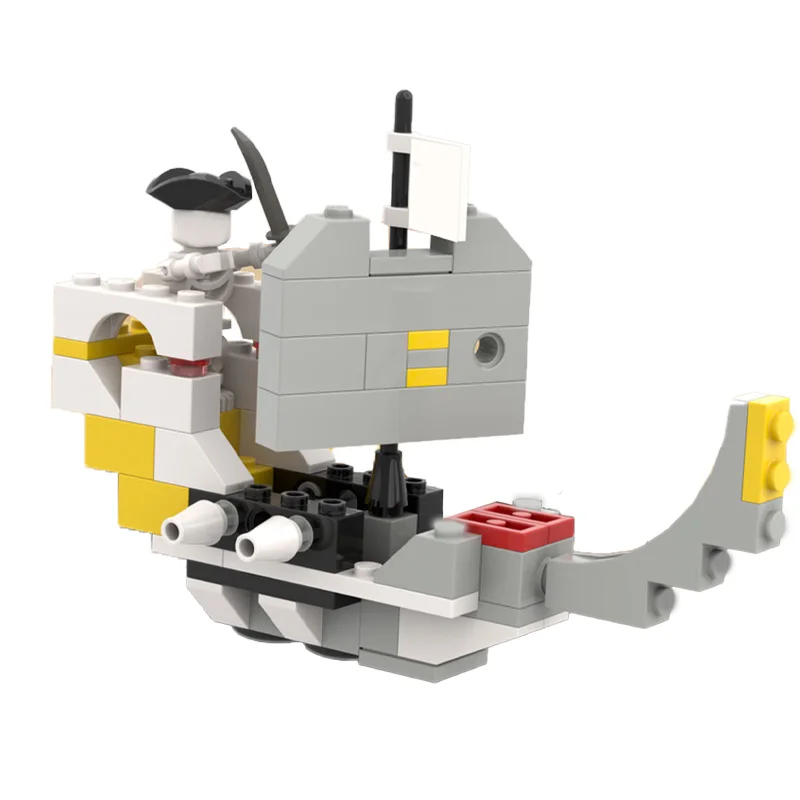 74 pezzi creativi piccoli barche fantasma tecnologia blocchi di costruzione modulari modello educativo assemblaggio fai da te giocattoli per bambini regali di compleanno