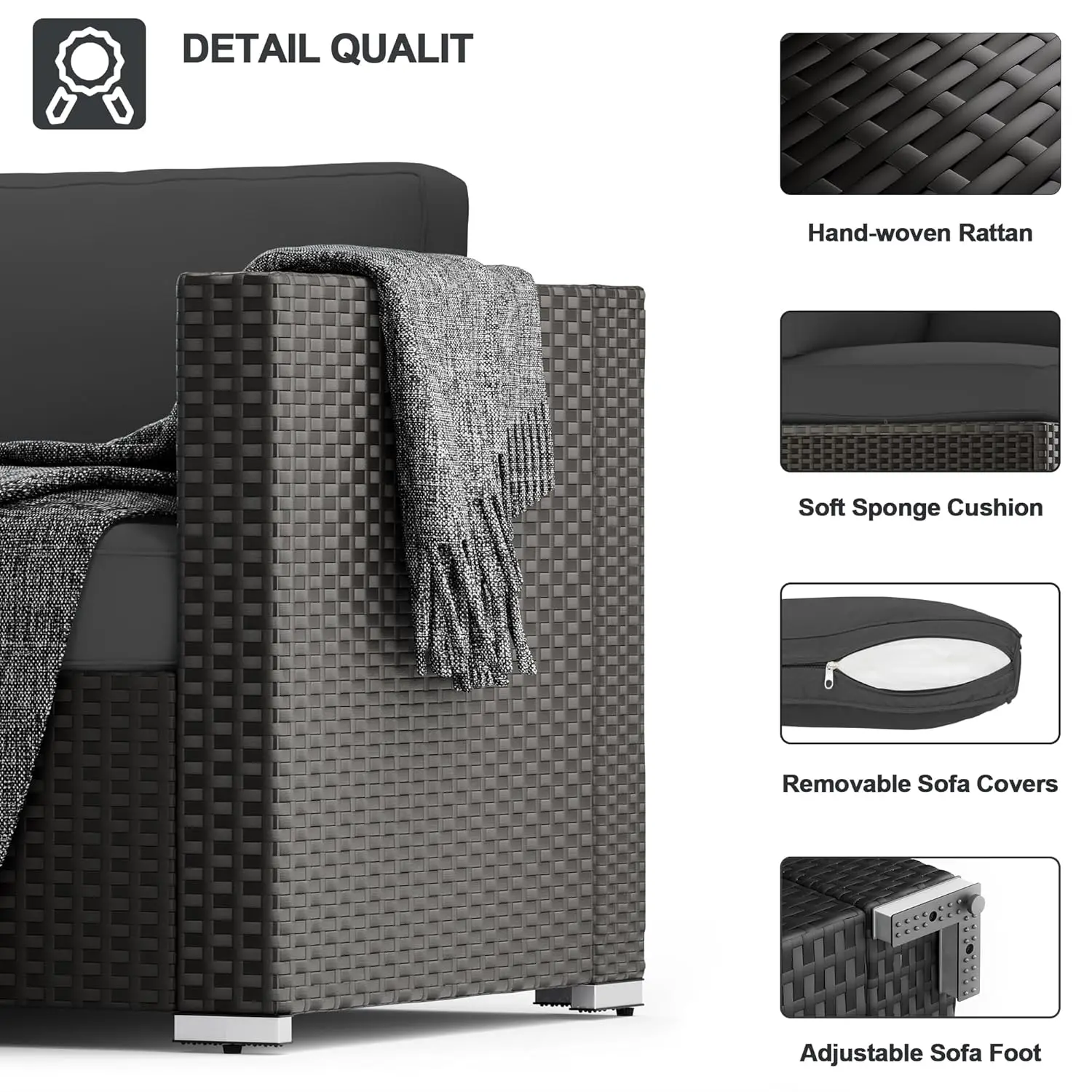 Thumbnail 3 - #24 Budget Rattan Garden Sofa Sets for Smart Shoppers
