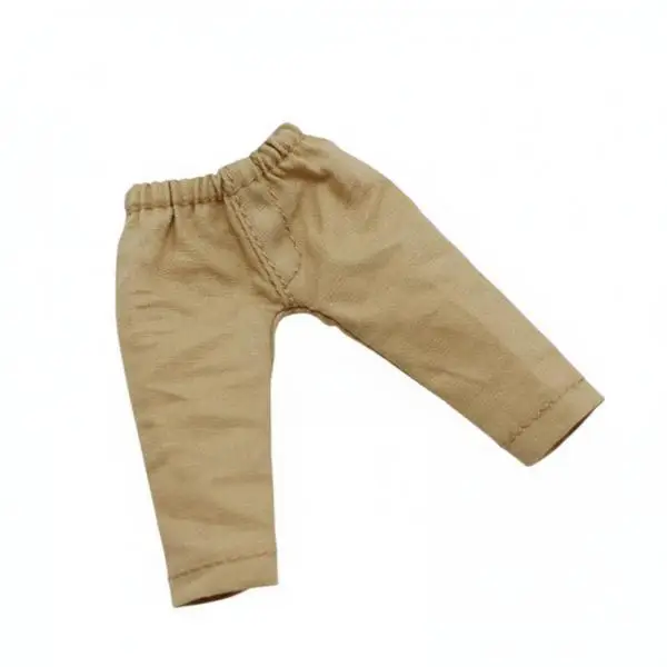 Doll Clothing Pants Set 6 Pack Comfy Elastic Waist Jeans Bjd Outfit for OB11 1 12 Scale Styling