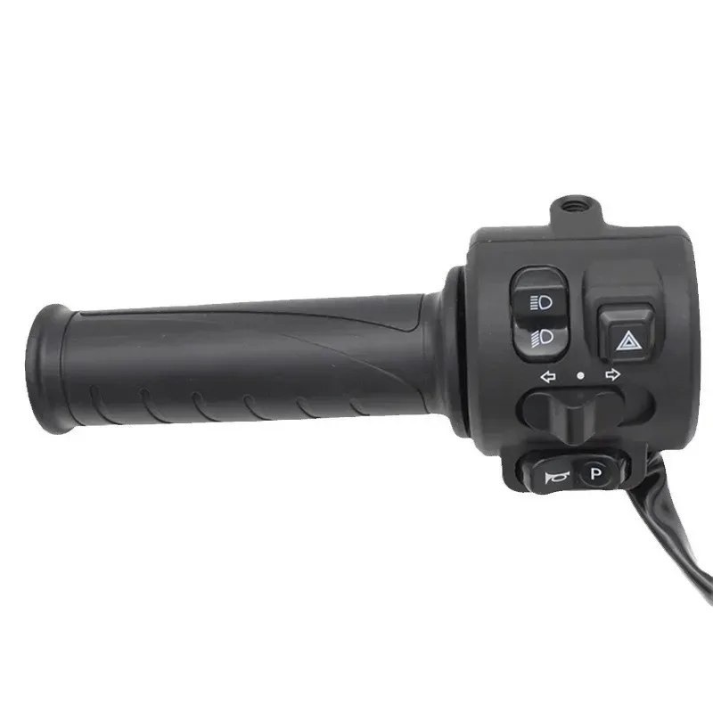 Conjunto de interruptor de manillar para motocicleta y vehículo eléctrico, manillar giratorio integrado, nuevo, superven