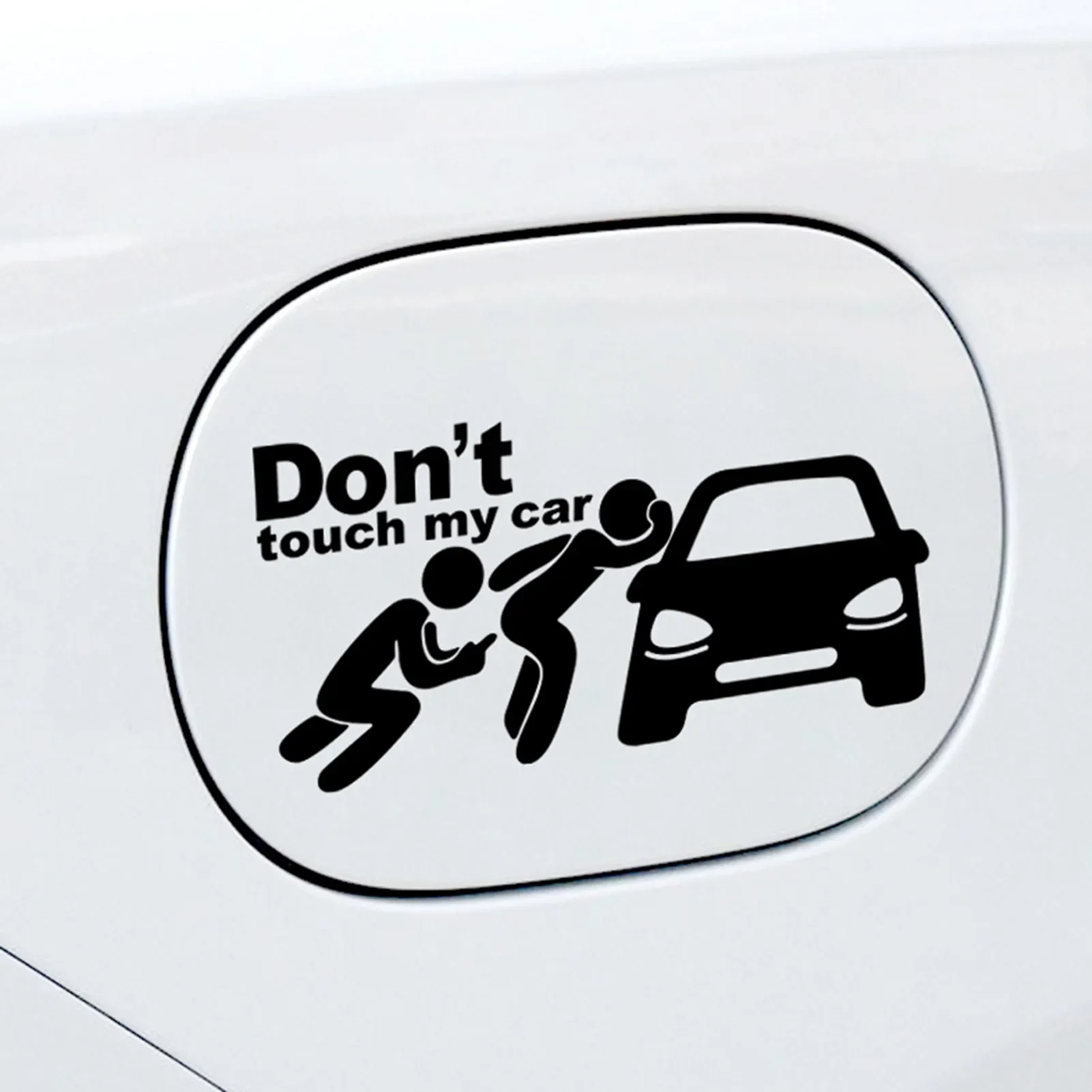 

"Anti-Touch Car Sticker Set - Funny Warning Decals for Exterior Paint & Windows (Durable Vinyl Decoration)"