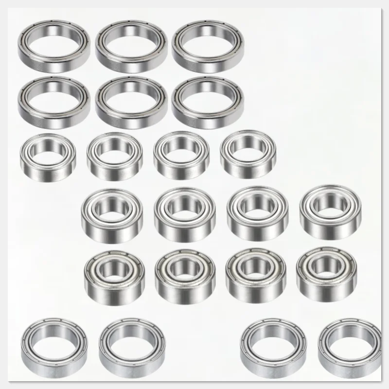 22Pcs Complete Ball Bearing Kit for Losi Tenacity DB Pro Lasernut U4 1/10 RC Rock Racer 6701 MR106 MR126 MR115 6700 Upgrade Bear
