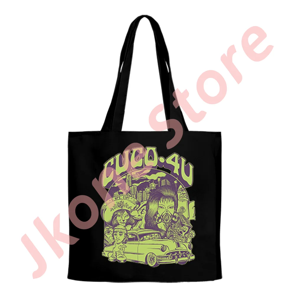 

Cuco 4U Tour Merch Tote Новые сумки на плечо с логотипом Летние женские и мужские модные повседневные уличные сумки