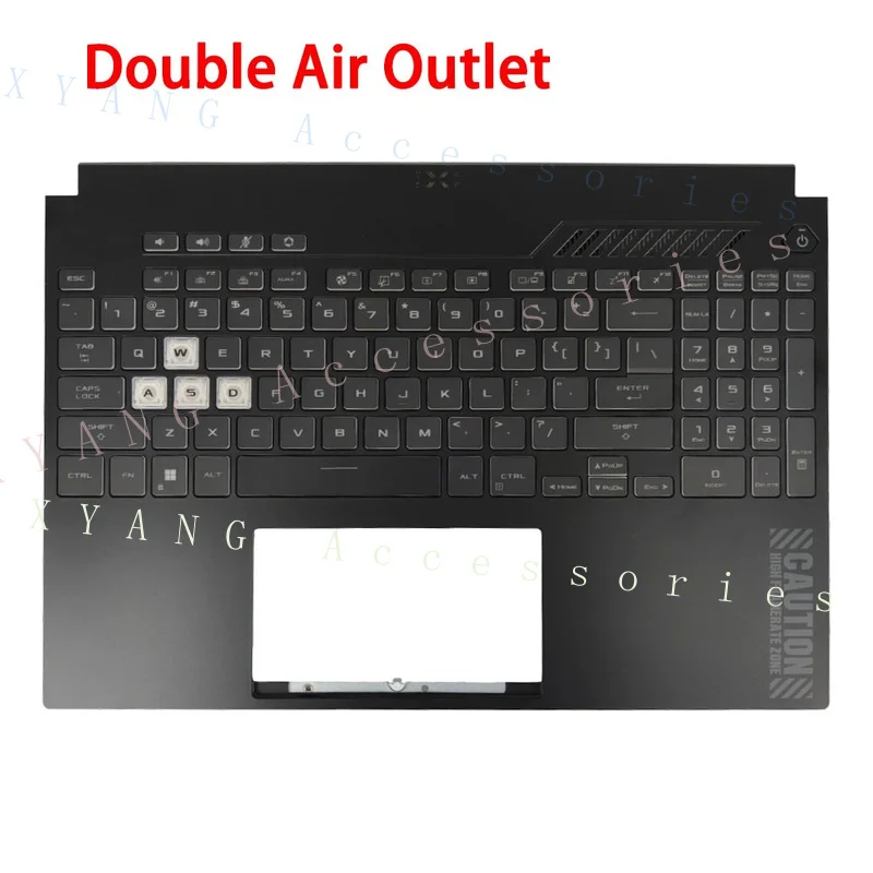 PP+ Palmrest 2022 For Asus TUF Gaming A15 FA507 FA507R FX507 Keyboard w RGB Backlit