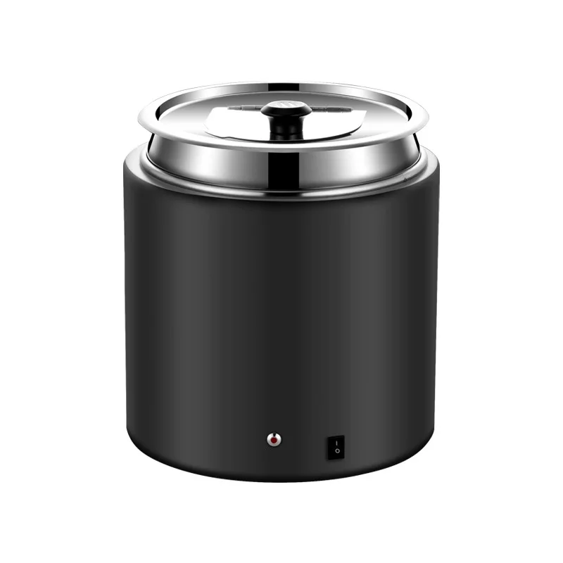 

Commercial dry warm soup pot, electric heating free water heating porridge pot buffet insulation pot electric heating soup stove