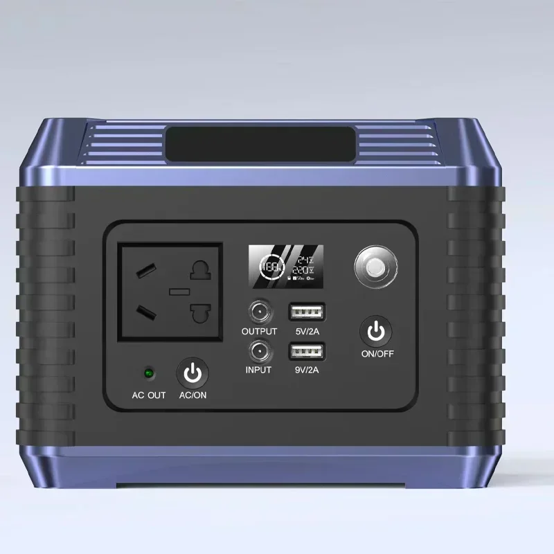 220V/300W Portable Power Station 118.4Wh Generator Outdoor Camping Power Bank RV Tent Travel Multi-function USB Power Supply