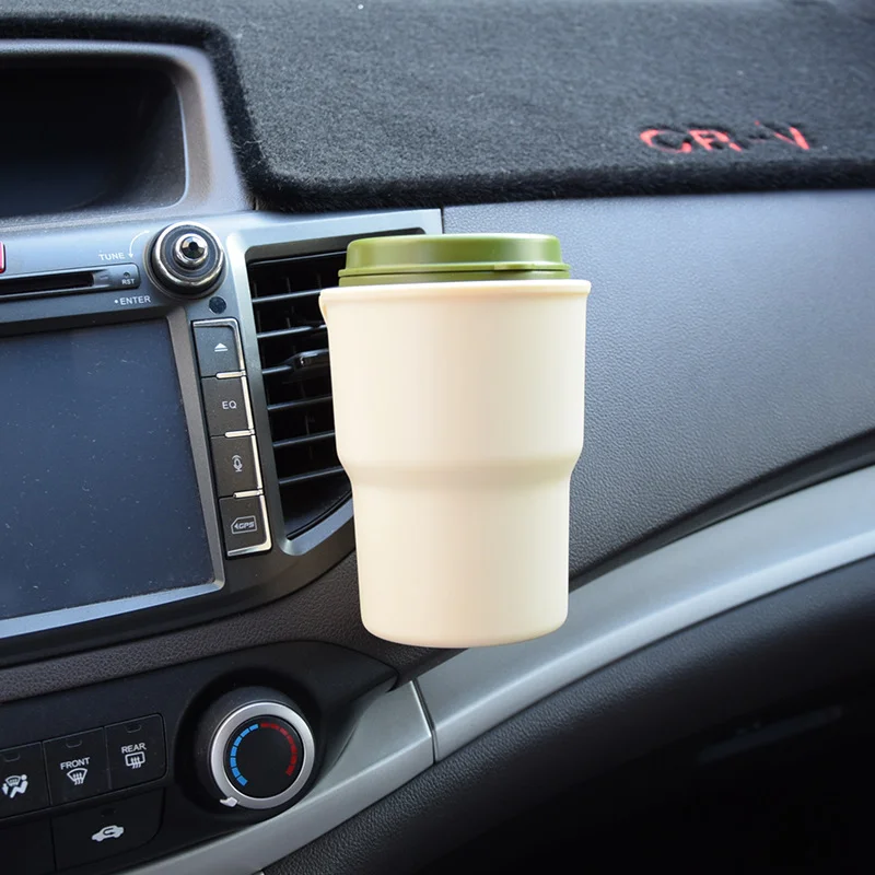 

Car Air Vent Cup Holder, Multifunctional Hanging Drink Bottle Holder, Auto Interior Organizer Mount for Water Cup Coffee Mug