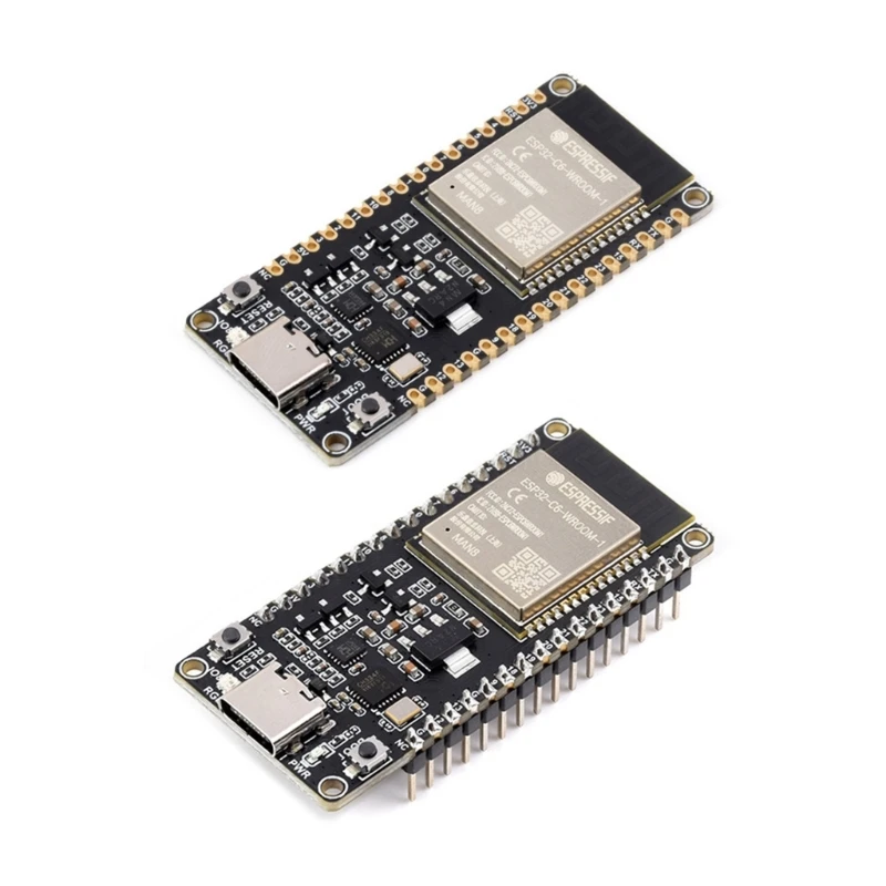 Compact ESP32-C6-DEV-KIT-N8 WiFi 6+ BT 5.0 Development Board Powerful Wireless Connectivity for Home Automation