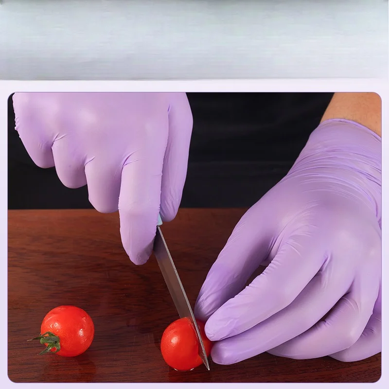 ถุงมือไนไตรล์สำหรับล้างจานในคร - Dish Glove Rubber บทวิจารณ์และราคา
