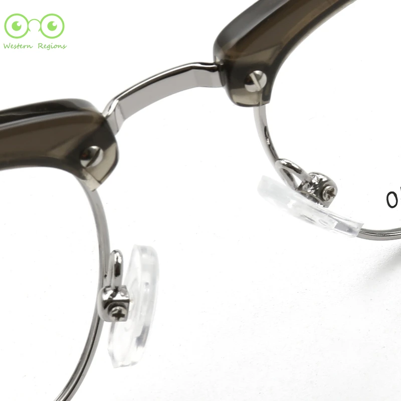 공장 직판 고품질 아세트산 비즈니스 남성 안경테 금속 안경테 여성 유럽 및 미국 스타일