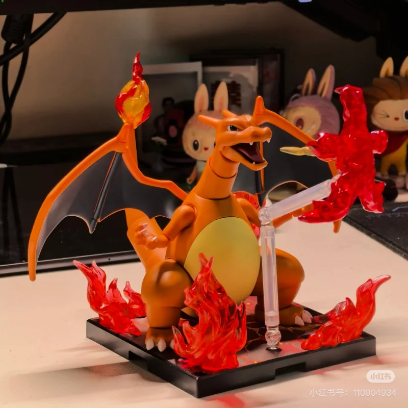 

Фигурка Blokees Pokemon Charizard: Коллекционная аниме-фигурка с подвижными суставами, игрушка-конструктор, подарок на день рождения