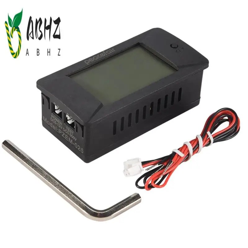 ABHZ-PEACEFAIR PZEM-025 تيار مستمر جهاز اختبار بطارية رقمية ثنائي الاتجاه مقياس التيار الكهربائي الفولتميتر الطاقة واط متر #1