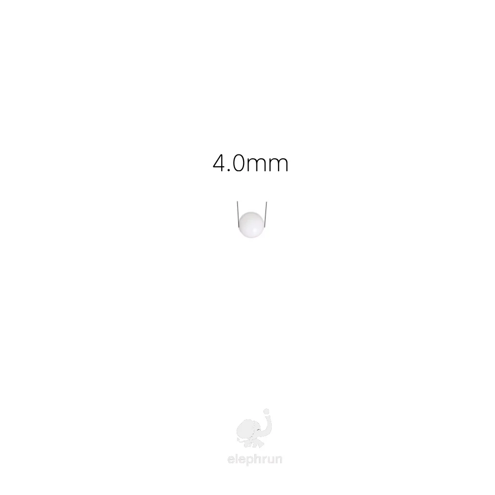 4mm 50pcs Delrin Polyoxymethylene (POM) / Celcon Solid Plastic Balls for Valve components, bearings, gas/water application