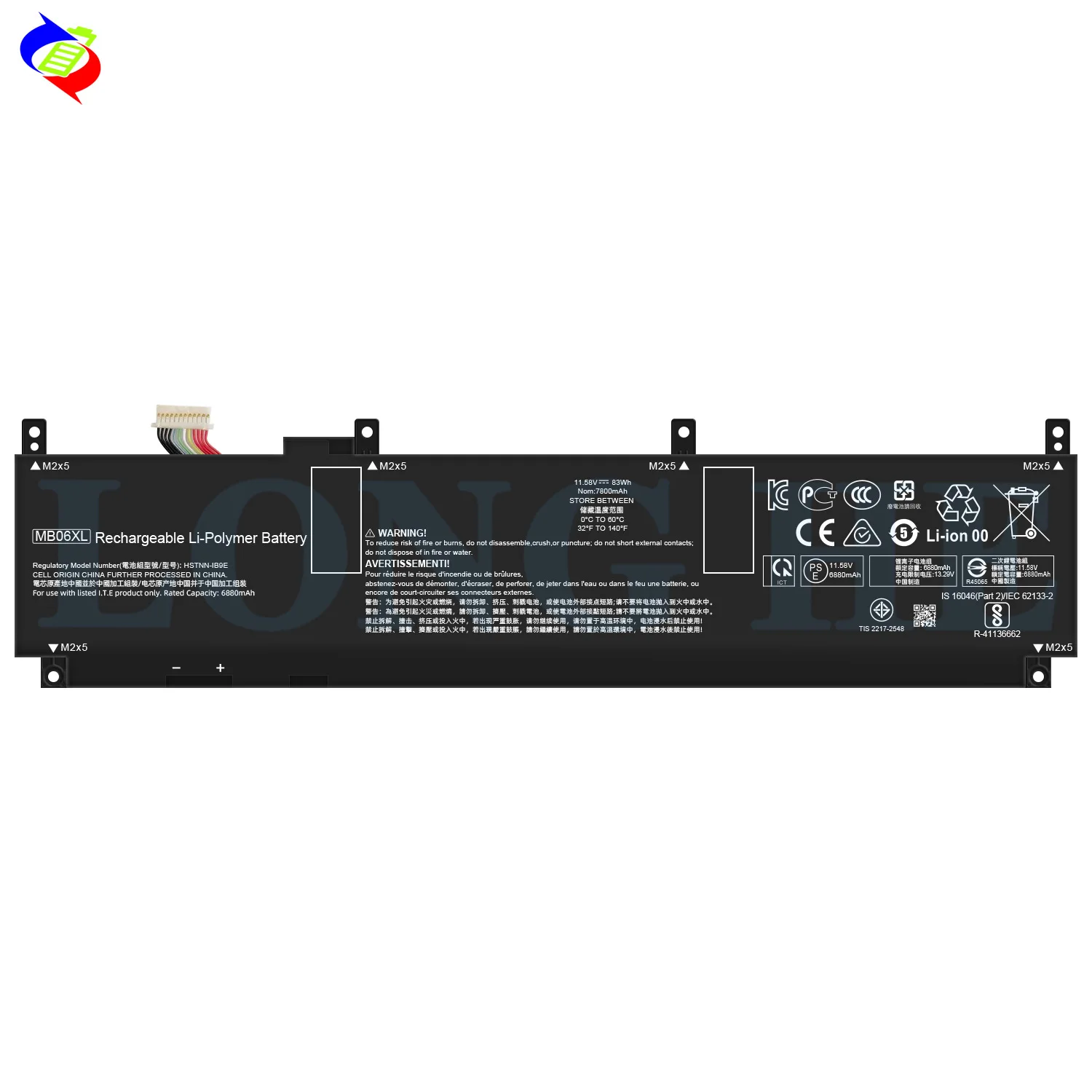 MB06XL Laptop Battery For HP ZBook Studio G7 G8 Mobile Workstation L78553-005 L78553-002 HSTNN-IB9E L77973-1C1