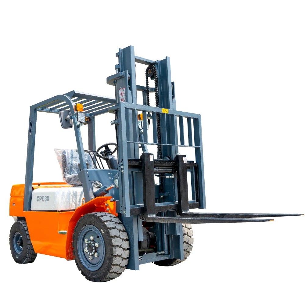 Hot sale wheel diesel forklift off-road diesel diesel forklift 3, 3.5 tons off-road wheel diesel forklift support customization