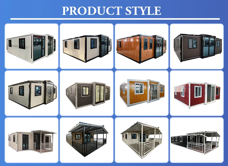 Container House Mobile Living Home 2 3 Bedroom Prefab Prefabricated House 20Ft 40Ft Folding Expandable Container House