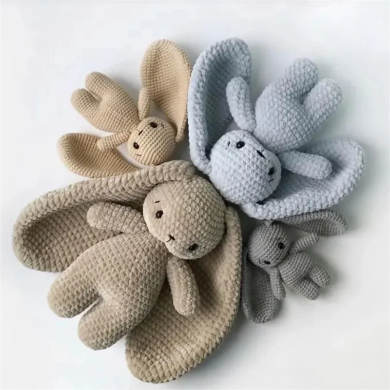 

куклы, подходящие для малышей, кролики с большими ушами, подходящие для подарков на крещение ребенка и маленьких кроликов ручной работы.