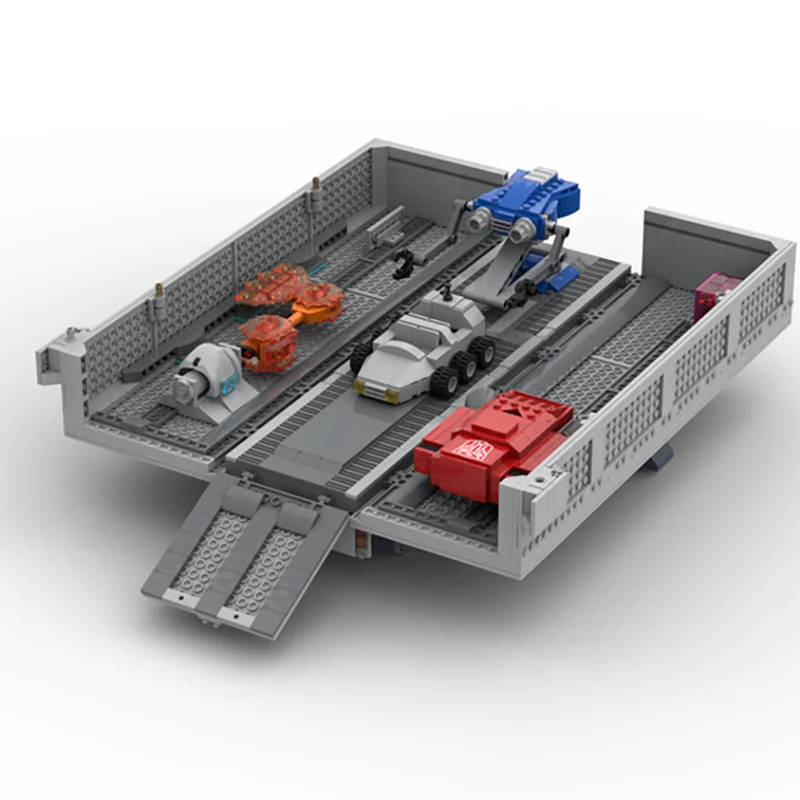 Urban Truck Model Moc Building Bricks Car Truck Rear Bucket Model Technology Modular Blocks Gift Christmas Toy DlY Sets Assembly