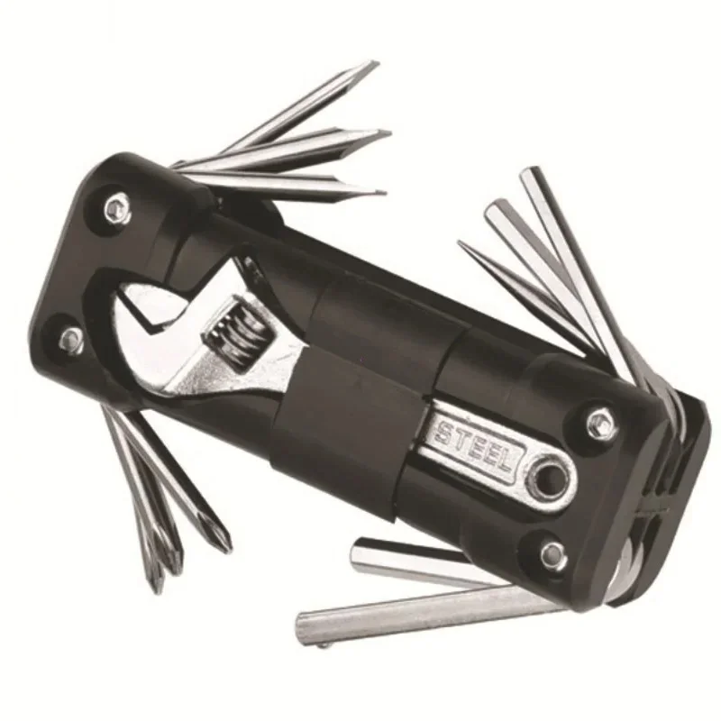 Foldable Multifunctional Repair Tool Kit Portable Multi Tool For Motorcycle Mountain Road Bike Cycling Emergency Maintenance view 5