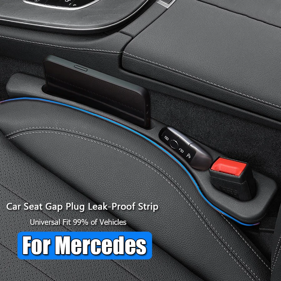 PVC Car Seat Gap Plug Strip Leak-Organizer Proof Strip Filler For Mercedes Benz EQA 260 300 EQC 400 EQ SUV EQE 350  Accessories