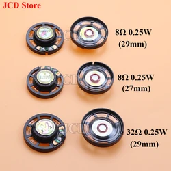 2PCS /Set New Ultrathin Toy Early Childhood Education Machine Car Horn 8/32 Ohms 0.25 Watts 0.25W Speaker Diameter 27MM 29MM