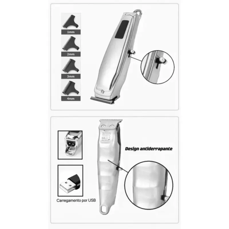 ماكينة قص الشعر الكهربائية الاحترافية ، قوة عالية ، آلة قص الشعر الهادئة ، آلة قص الشعر في صالون الحلاقة