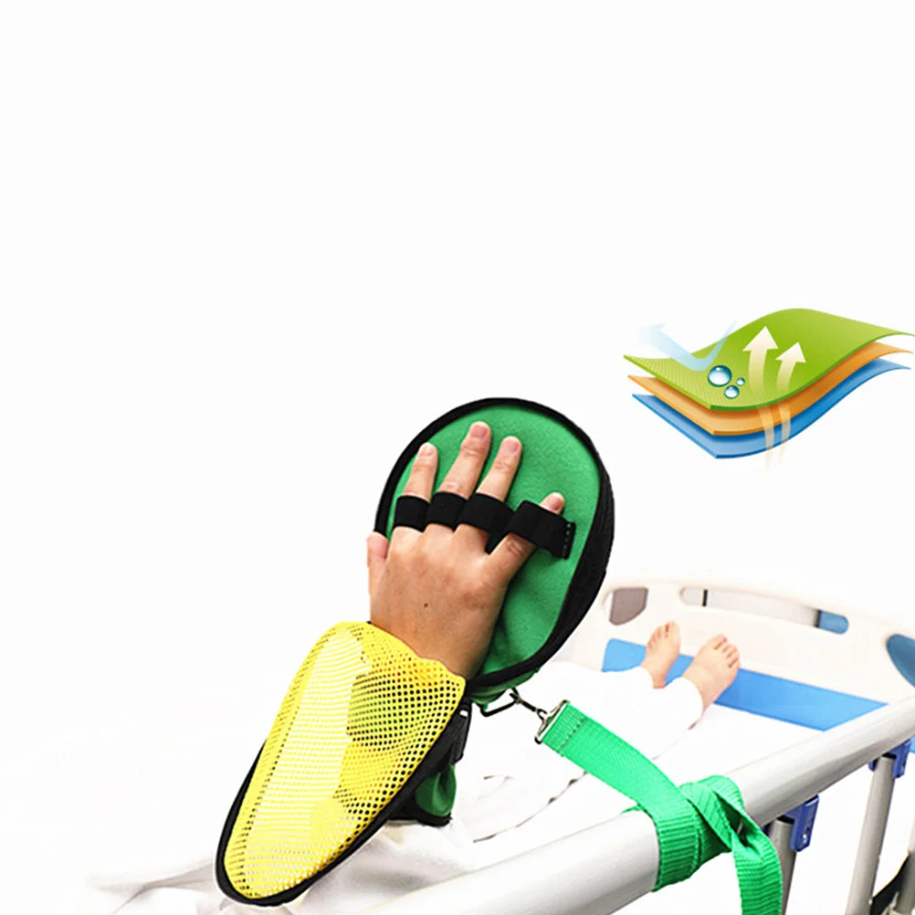 

Перчатки для контроля пальцев, защитные перчатки с мягкой подкладкой, прочная сетка, дышащая, для использования в больнице, для пациентов