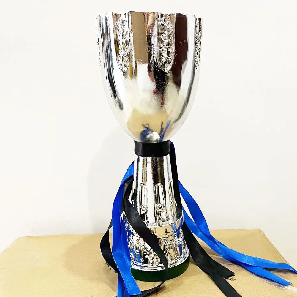 Italian Super Coppa Champions Cup 40cm Replica 1:1 Football Trophy Fan's Souvenir Resin Fans Collection