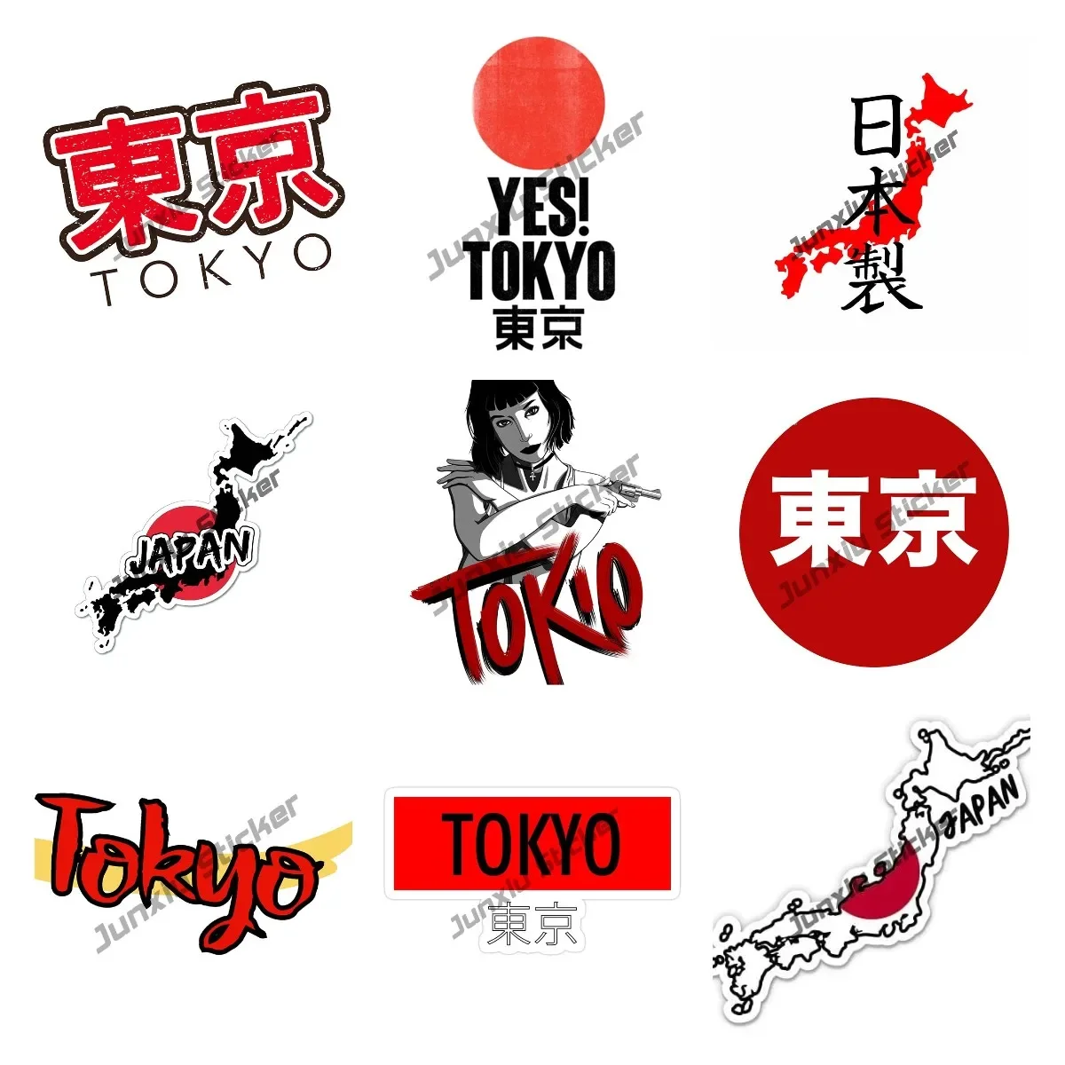 

Creative Car Sticker Made In Japan Sticker Japan Tokyo Graffiti Car Sticker Air Conditioner Decal Motorcycle Car Accessories