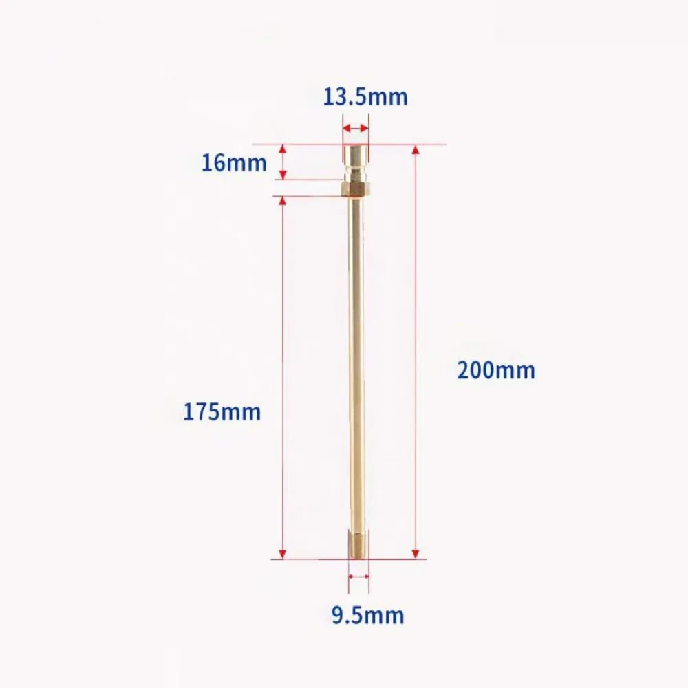 High Pressure Brass Brass Nipple BSPT Thread Long Extension Mold Nipple Hexagon Nut Water Nozzle Mold Cooling