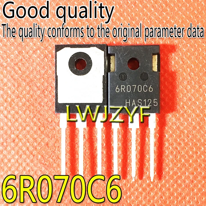 (1Pieces) New 6R070C6 IPW60R070C6 TO-247  600V 53A MOSFET Fast shipping