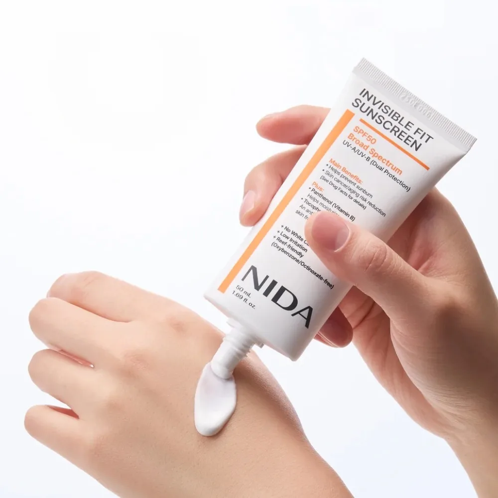 Korea NIDA Centella Asiatica Moisturizing Face Cream Retinol Eye Cream Invisible Fit Sunscreen Moisturizing Firming Brightening view 3