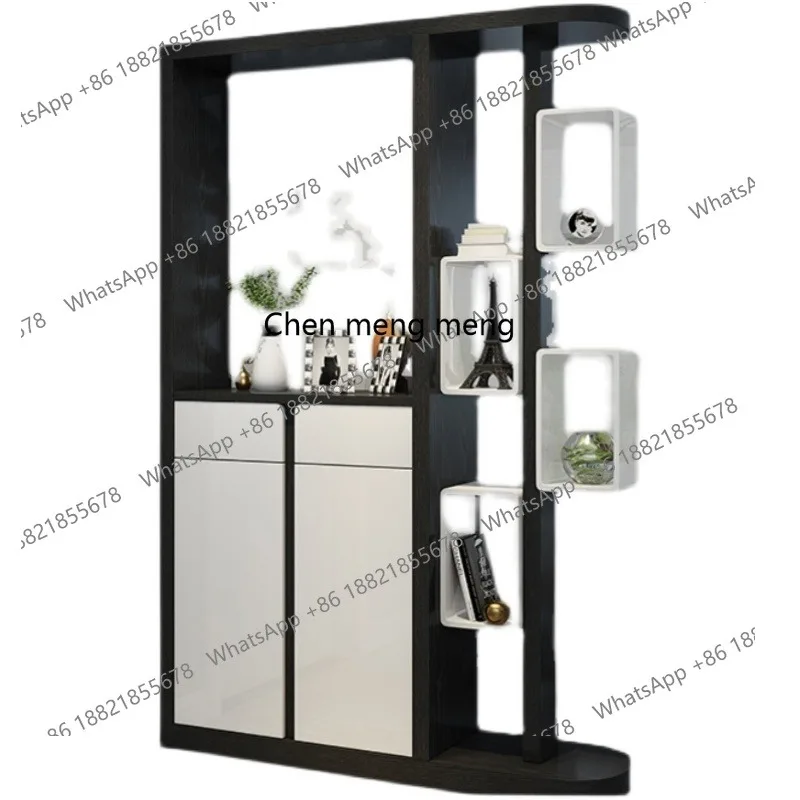 

Modern simple Nordic storage partition cabinet living room decoration door screen wine cabinet