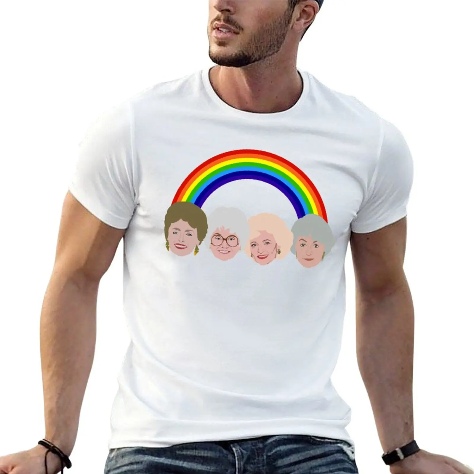 The Golden Girls Pride T-Shirt Work Utility Short Sleeve Shirt