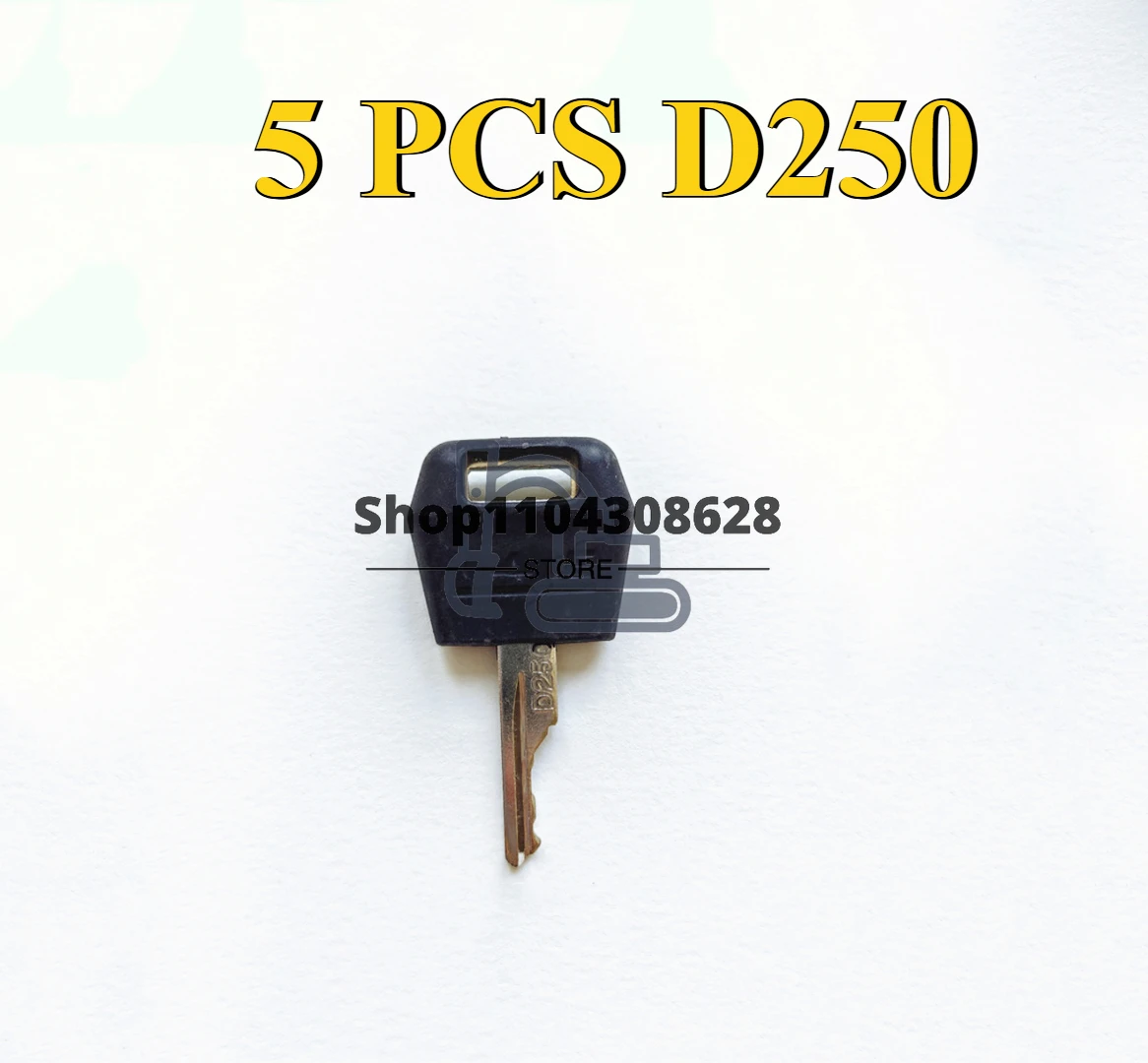 

5 шт. пластиковый ключ KEYS D250 для трактора Case IH 1964831C2