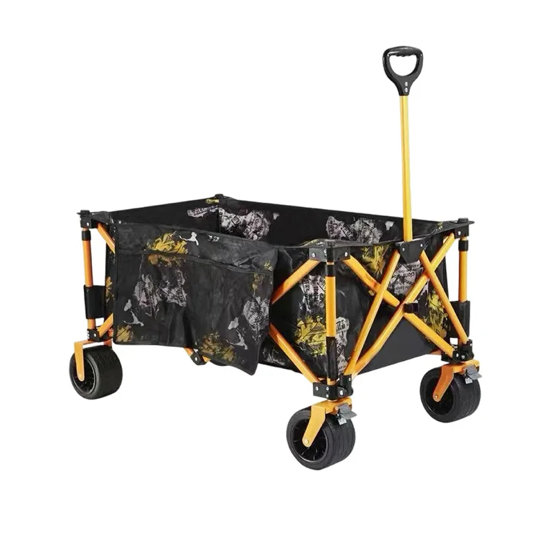 

Multi-purpose, outdoor folding car, portable camper