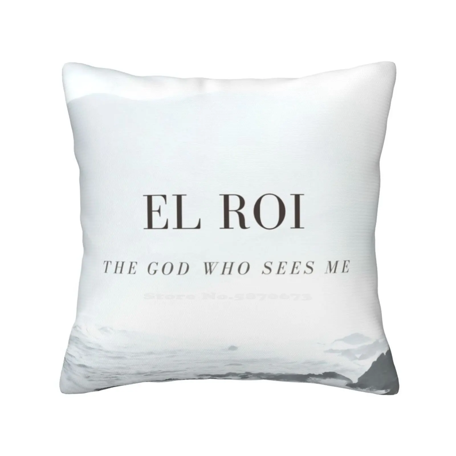 The God Who Sees Me Throw Cushion Pillow Cover The God Who Sees Me