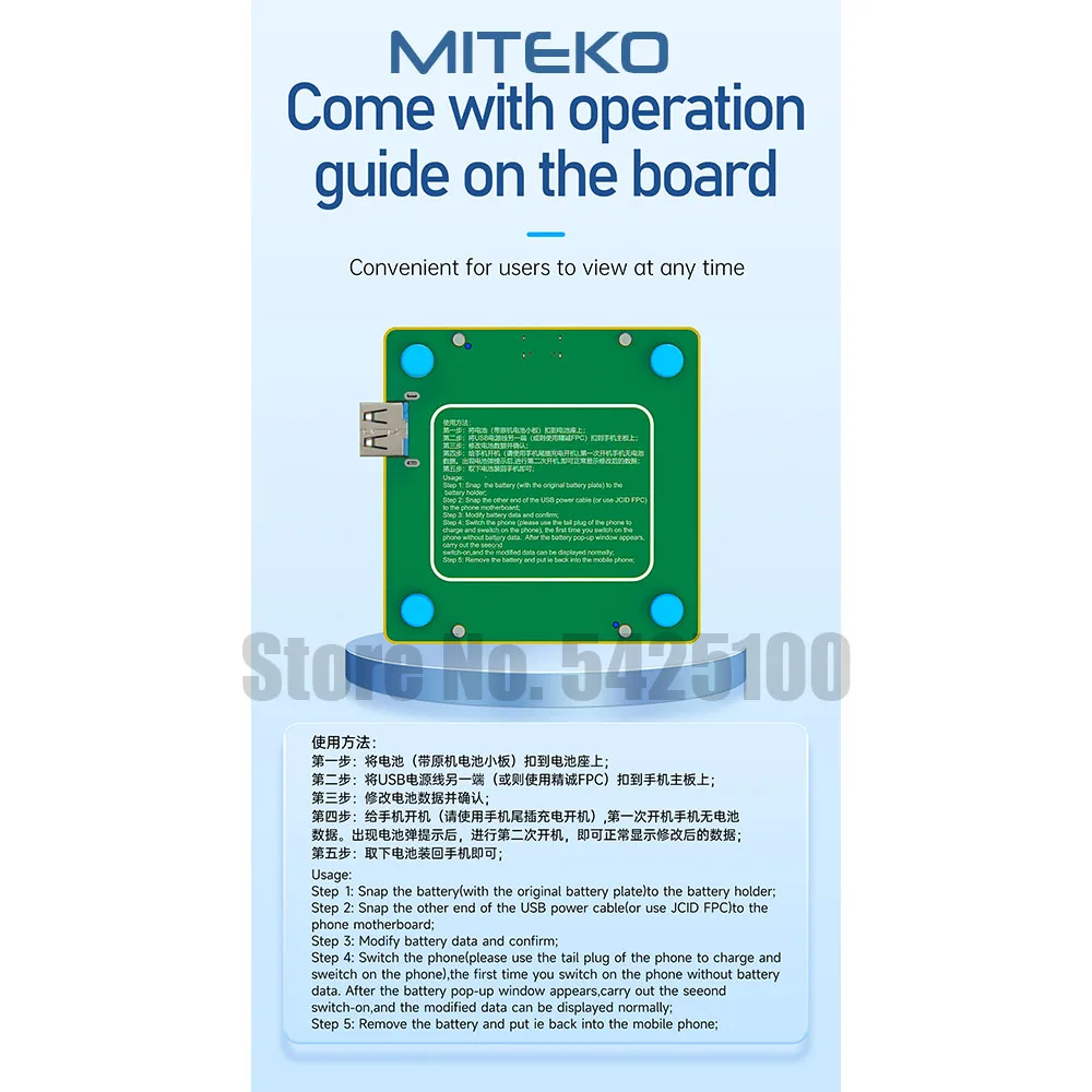 Battery Health Repair Board JCID JCQ1 2026 for iPhone 11 to 15 Pro, Solve Window, Pop-up Modify Battery Cycle, No Need FPC