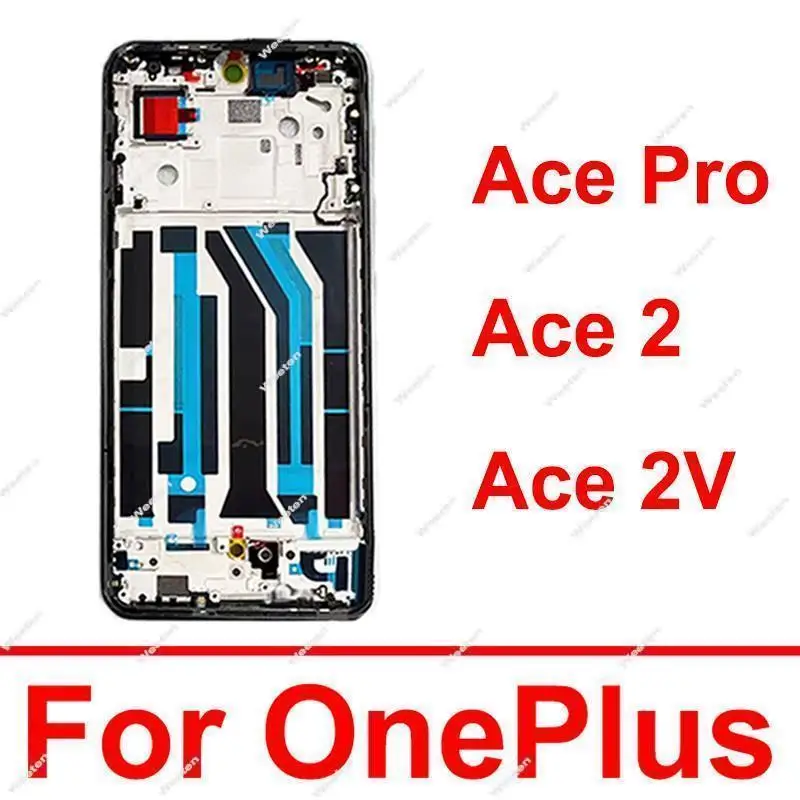 

For Oneplus 1+ ACE Pro Ace 2 Ace 2V Middle Frame Housing Front Frame Middle Housing with Side Button Chassis Parts