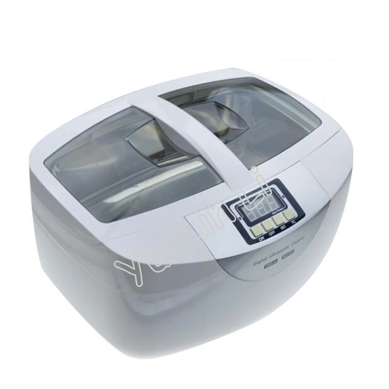 상업용 디지털 초음파 클리너, 인기 쥬얼리 청소 기계, 스틸 와셔, 42kHz 주파수, 물 가열 기능, 2.5L