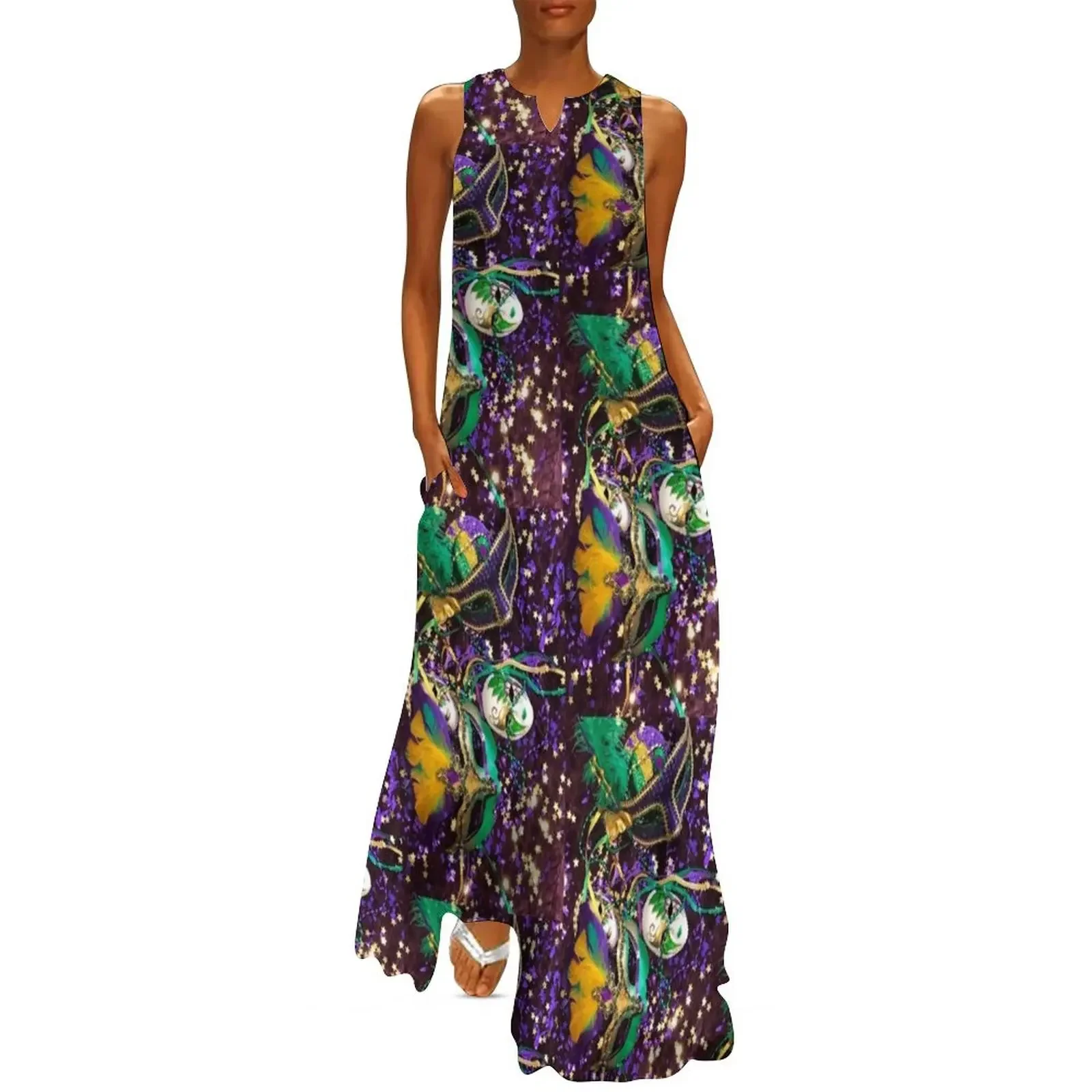 

Madi Gras Carnival VII Long Dress african dresses for woman clothing women summer 2024